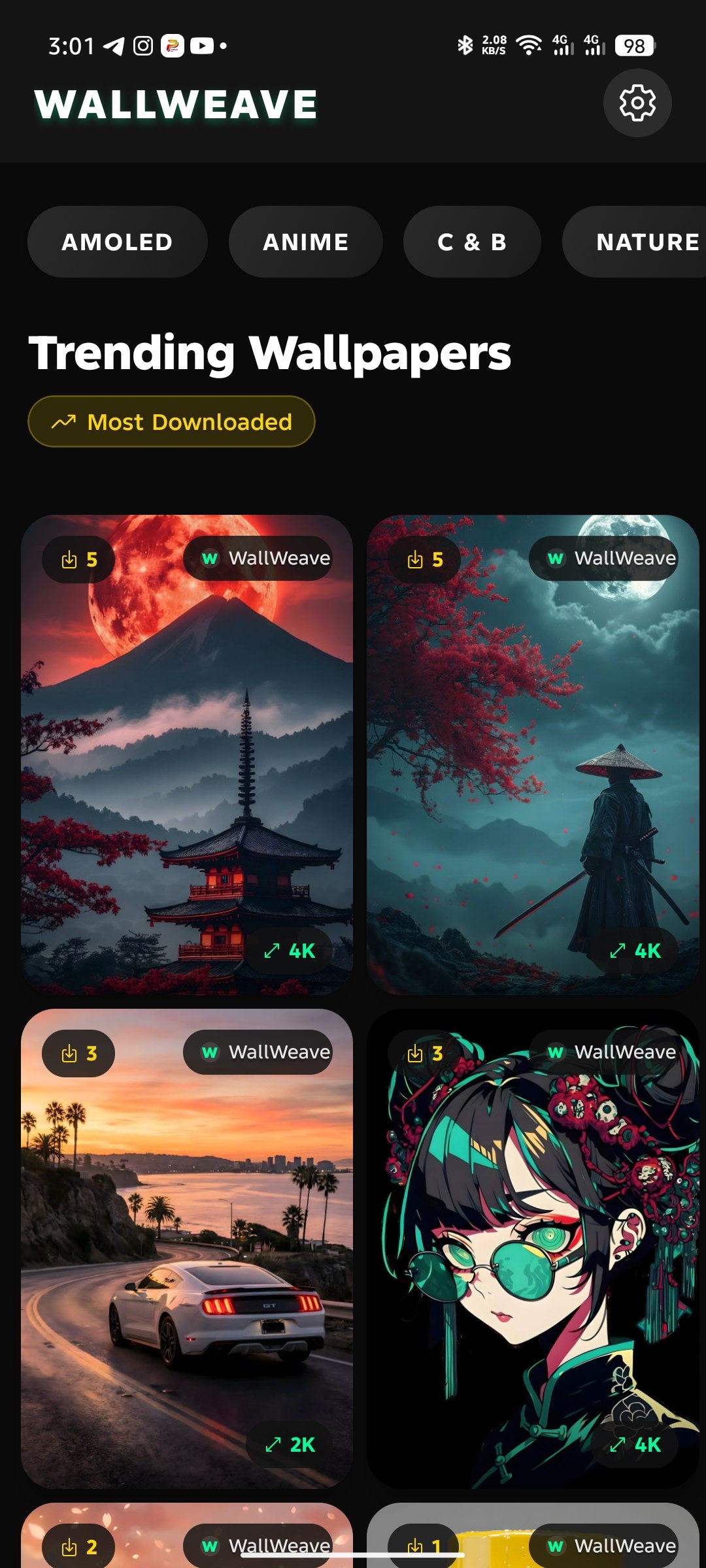 WallWeave wallpaper gallery